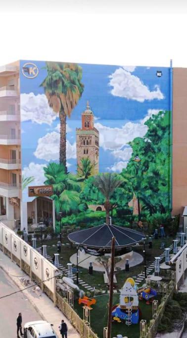 Appart Majorelle Terrasse Wifi Centre Ville Marrakesh Eksteriør bilde