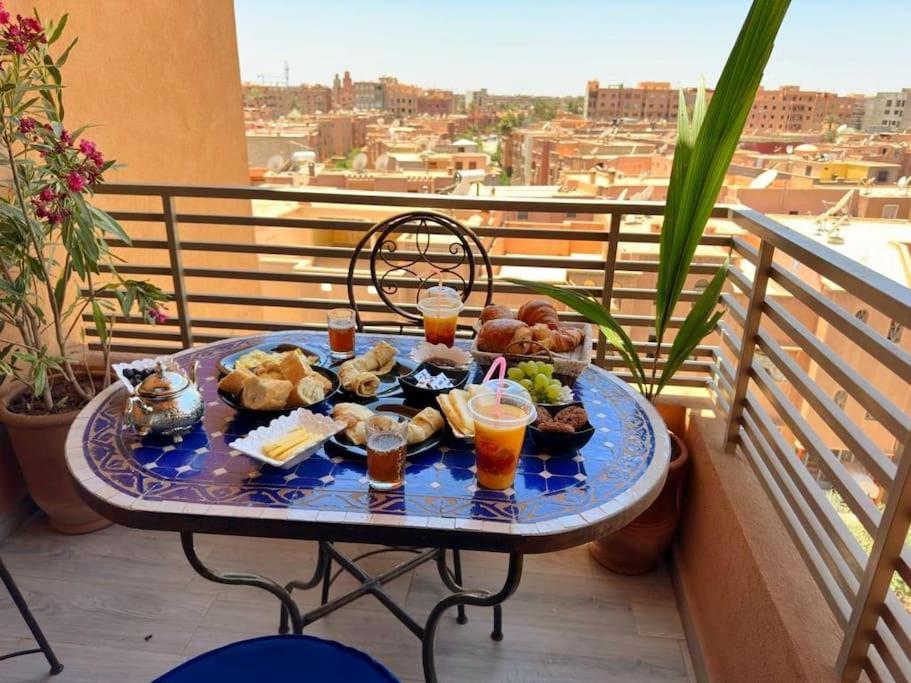 Appart Majorelle Terrasse Wifi Centre Ville Marrakesh Eksteriør bilde