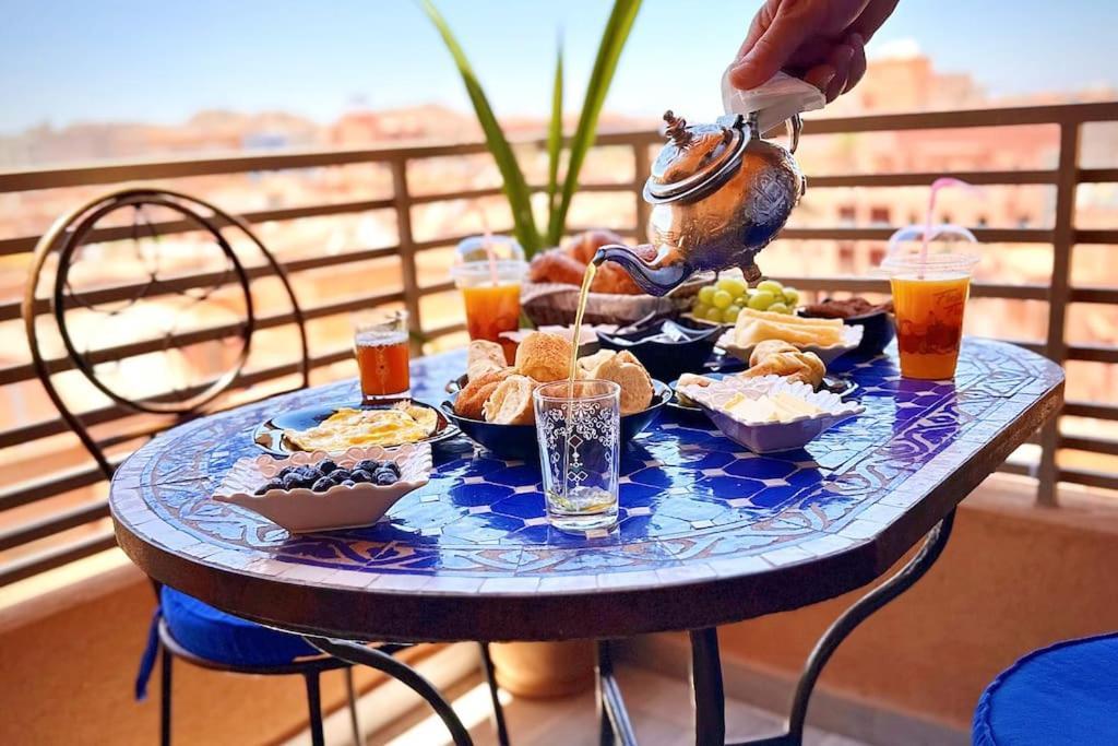 Appart Majorelle Terrasse Wifi Centre Ville Marrakesh Eksteriør bilde
