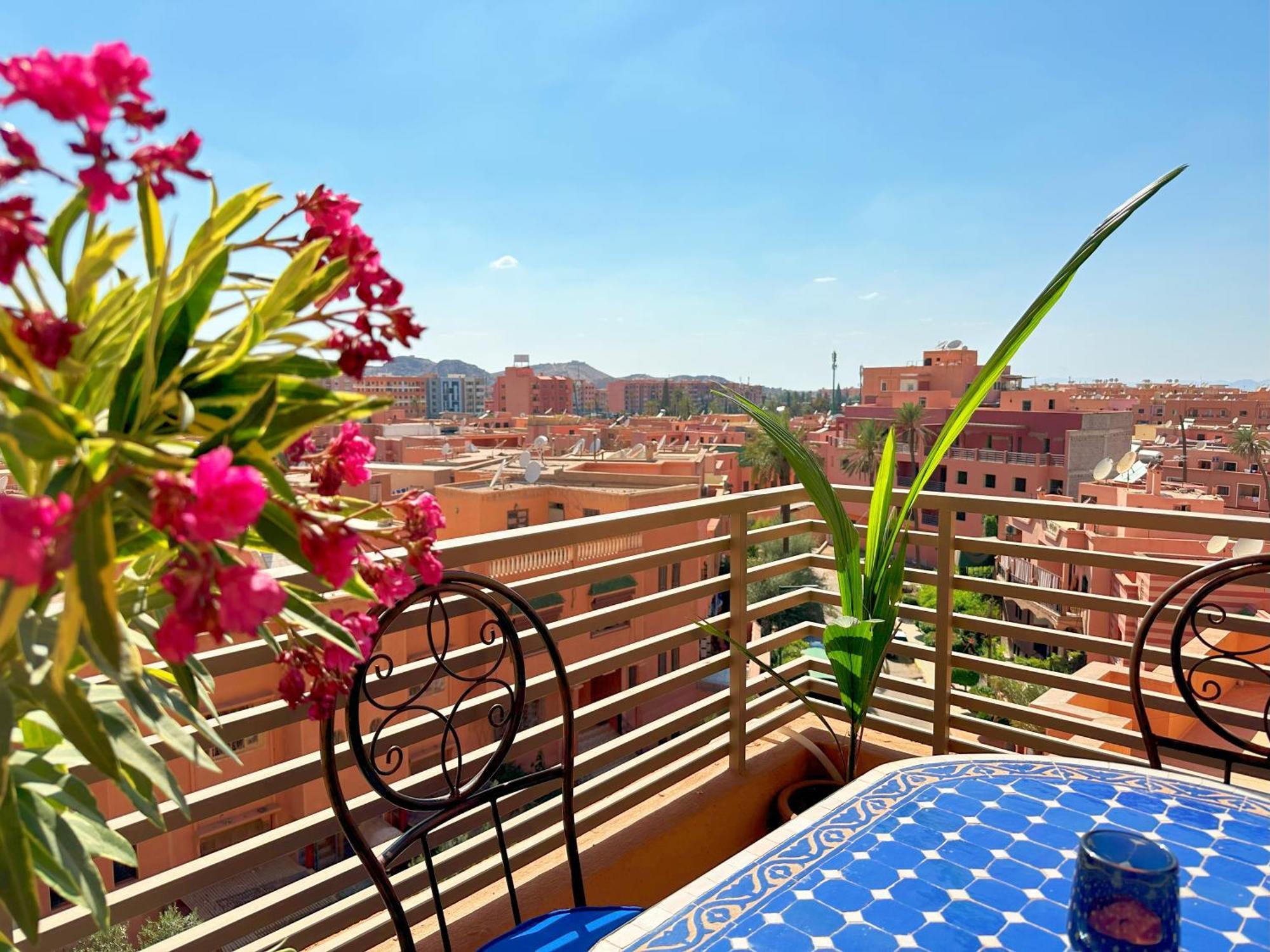 Appart Majorelle Terrasse Wifi Centre Ville Marrakesh Eksteriør bilde